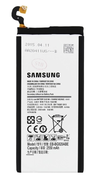 Baterie Samsung Galaxy S6 EB-BG920ABA 2550mAh (Service Pack)