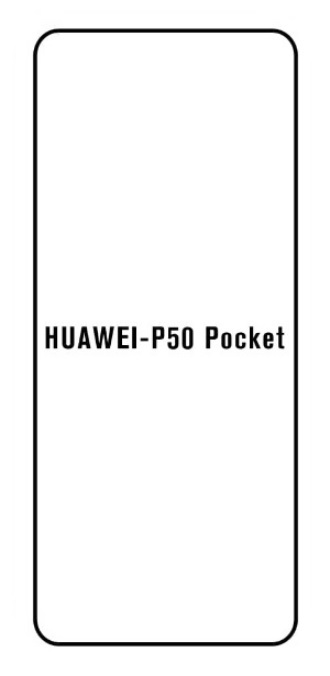 Hydrogel - ochranná fólie - Huawei P50 Pocket (case friendly)