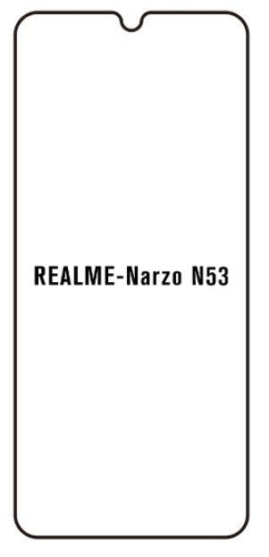 Hydrogel - matná ochranná fólie - Realme Narzo N53