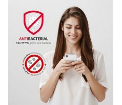 Forcell AntiBacterial kryt pro iPhone 11 Pro Max - transparentní