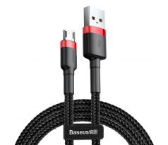 BASEUS Micro USB kábel 1,5A 2metrový červeno-černý CAMKLF-C91