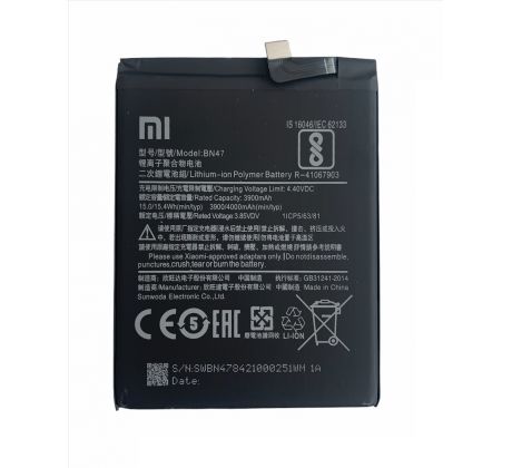 Baterie Xiaomi Redmi Note 6 Pro, Mi A2 Lite BN47 4000mAh