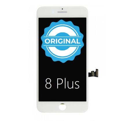 ORIGINAL Bílý LCD displej iPhone 8 Plus + dotyková deska