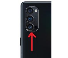 Náhradní sklo zadní kamery - Oppo Reno 4 5G