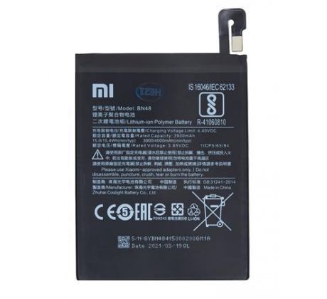 Baterie pro Xiaomi Redmi Note 6 Pro (BN48) 4000 mAh Li-Ion