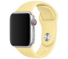 Řemínek pro Apple Watch (42/44/45mm) Sport Band, Lemon Cream, velikost S/M