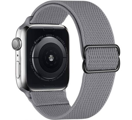 Scrunchie řemínek pro Apple Watch (38/40/41mm) Dark Grey
