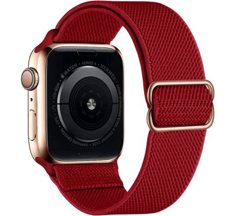 Scrunchie řemínek pro Apple Watch (42/44/45mm) Red