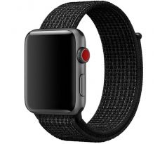 Nylonový řemínek pro Apple Watch (38/40/41mm) Black White