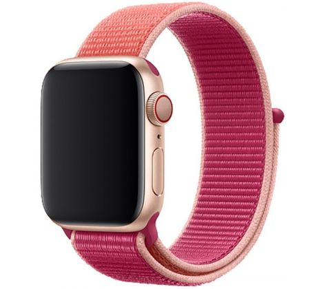 Nylonový řemínek pro Apple Watch (42/44/45mm) Pomegranate