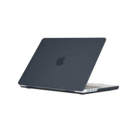 Matný transparentní kryt pro Macbook Pro 16.2'' (A2485) černý