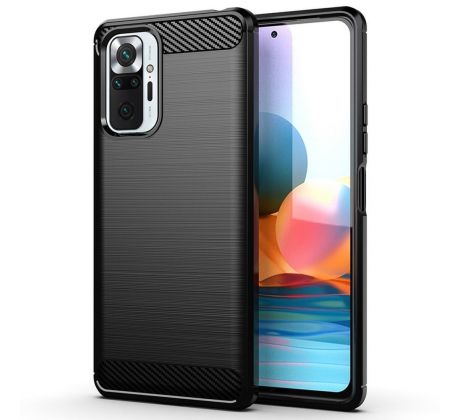 Forcell CARBON Case  Xiaomi Redmi Note 10 Pro / Redmi Note 10 Pro Max černý