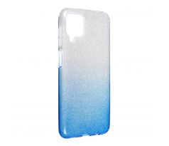 Forcell SHINING Case  Samsung Galaxy A12 průsvitný/modrý