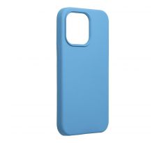 Forcell Silicone Case  iPhone 13 Pro tmavomodrý (without hole)