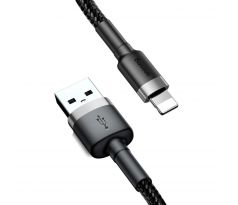 NABÍJECÍ A DATOVÝ KABEL BASEUS CAFULE LIGHTNING CABLE 200CM GREY/BLACK