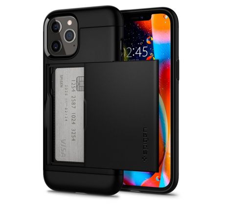 KRYT SPIGEN SLIM ARMOR CS iPhone 12/12 Pro BLACK