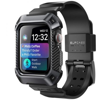 ŘEMÍNEK SUPCASE UNICORN BEETLE PRO APPLE WATCH 4 / 5 / 6 / 7 / 8 / 9 / SE (44 / 45 MM) BLACK