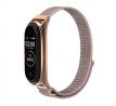 ŘEMÍNEK TECH-PROTECT NYLON XIAOMI MI SMART BAND 5 / 6 / 6 NFC ROSE GOLD