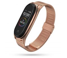 ŘEMÍNEK TECH-PROTECT MILANESEBAND XIAOMI MI SMART BAND 5 / 6 / 6 NFC ROSE GOLD