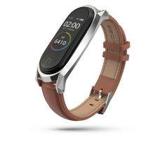 ŘEMÍNEK TECH-PROTECT HERMS XIAOMI MI SMART BAND 5 / 6 / 6 NFC BROWN