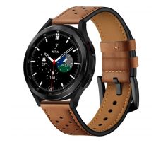 ŘEMÍNEK TECH-PROTECT LEATHER SAMSUNG GALAXY WATCH 4 / 5 / 5 PRO / 6 / 7 / FE BROWN