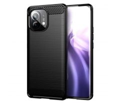 Forcell CARBON Case  Xiaomi Mi 11 Lite 5G / Mi 11 Lite LTE ( 4G ) / Mi 11 Lite NE černý