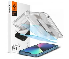 OCHRANNÉ TVRZENÉ SKLO SPIGEN GLAS.TR ”EZ FIT” 2-PACK iPhone 13 / 13 Pro / 14 ANTIBLUE