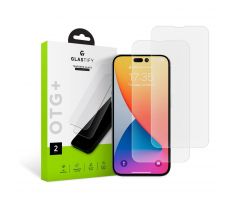 OCHRANNÉ TVRZENÉ SKLO GLASTIFY OTG+ 2-PACK iPhone 14 Pro CLEAR