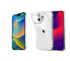 2PACK - Ochranné tvrzdené sklo + transparentní kryt pro iPhone 14 Pro Max