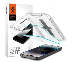 OCHRANNÉ TVRZENÉ SKLO SPIGEN GLAS.TR ”EZ FIT” 2-PACK iPhone 14 Pro Max CLEAR