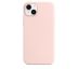 iPhone 14 Plus Silicone Case s MagSafe - Chalk Pink