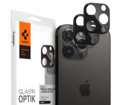 2KS V BALENÍ, SET 2 SKEL ZADNÍ KAMERY SPIGEN OPTIK.TR CAMERA PROTECTOR 2-PACK iPhone 14 Pro / 14 Pro Max / 15 Pro / 15 Pro Max / 16 Pro / 16 Pro Max BLACK