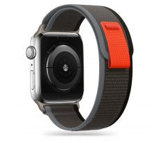 ŘEMÍNEK TECH-PROTECT NYLON APPLE WATCH 4 / 5 / 6 / 7 / 8 / 9 / SE / ULTRA 1 / 2 (42 / 44 / 45 / 49 MM) BLACK/ORANGE