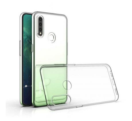 Transparentní silikonový kryt s tloušťkou 0,5mm  - OPPO A31 průsvitný