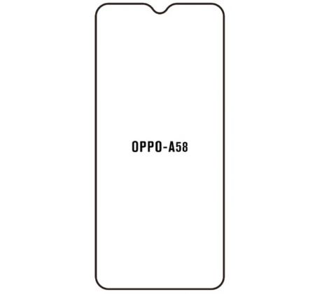 Hydrogel - Privacy Anti-Spy ochranná fólie - OPPO A58