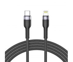 NABÍJECÍ A DATOVÝ KABEL TECH-PROTECT ULTRABOOST ”2” LIGHTNING CABLE PD30W/3A 200CM BLACK