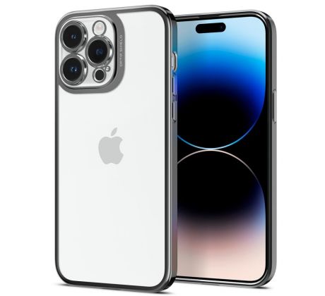 KRYT SPIGEN OPTIK CRYSTAL iPhone 14 Pro Max CHROME GREY