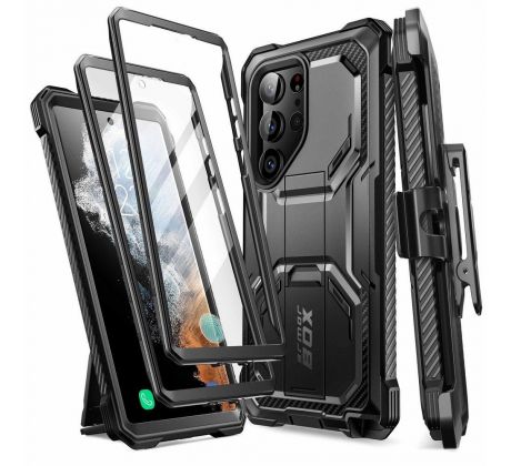 KRYT SUPCASE IBLSN ARMORBOX 2-SET SAMSUNG GALAXY S23 ULTRA BLACK