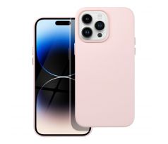 Kožený kryt - Mag Cover  iPhone 14 Pro Max růžový