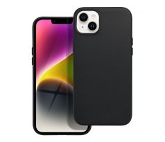 Kožený kryt - Mag Cover  iPhone 14 Plus černý