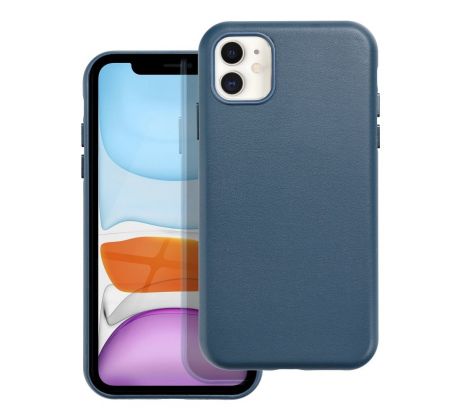 Kožený kryt - Mag Cover  iPhone 11 modrý