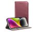 Smart Magneto book   Motorola Moto G72 burgundy