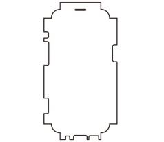 Hydrogel - ochranná fólie - iPhone 14, typ výřezu 3