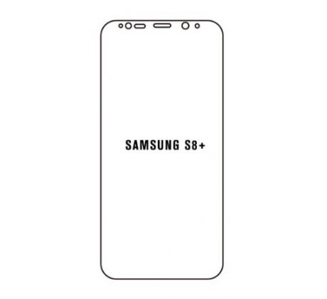 UV Hydrogel s UV lampou - ochranná fólie - Samsung Galaxy S8+ 