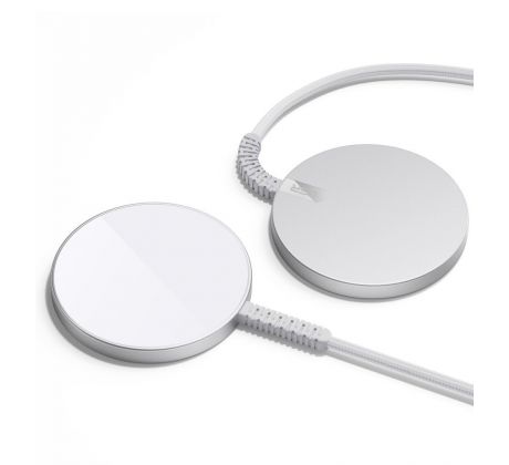 BEZDRÁTOVÁ NABÍJEČKA ESR HALOLOCK MINI MAGNETIC MAGSAFE WIRELESS CHARGER SILVER