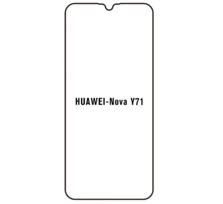 Hydrogel - matná ochranná fólie - Huawei Nova Y71