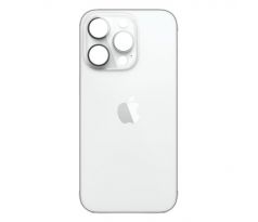 iPhone 14 Pro Max - Sklo zadního housingu se zvětšeným otvorem na kameru - Silver 