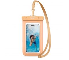 VODĚODOLNÉ POUZDRO SPIGEN A601 UNIVERSAL WATERPROOF CASE APRICOT