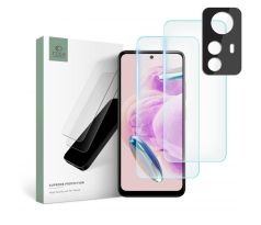 3PACK OCHRANNÝCH SKEL TECH-PROTECT SUPREME SET XIAOMI REDMI NOTE 12S CLEAR