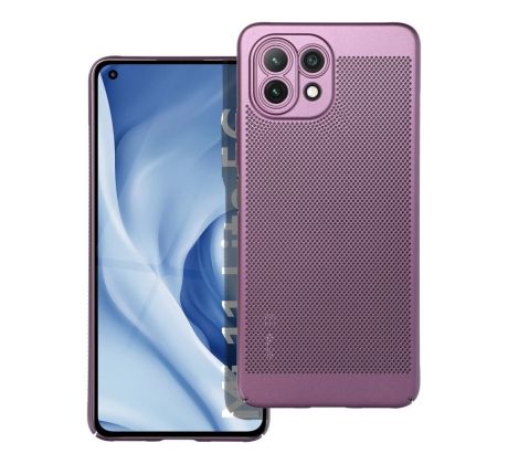 BREEZY Case  Xiaomi Mi 11 Lite 5G / Mi 11 Lite LTE ( 4G ) / Mi 11 Lite NE fialový